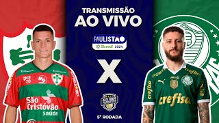 PORTUGUESA 0X2 PALMEIRAS AO VIVO  PAULISTÃO  DIRETO DO CANINDÉ COM IMAGENS DO PRÉ JOGO [upl. by Anigar844]