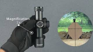 DISCOVERYOPT HTNV 3X24IR Rifle Scope scope optics hunting shoot nighthunting tactical [upl. by Weiman405]