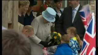 HM The Queens Diamond Jubilee Tour  Wales  Day 2  April 2012 [upl. by Dorey814]