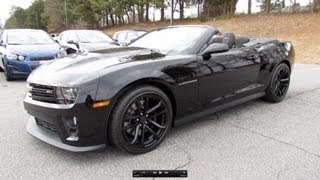 2013 Chevrolet Camaro ZL1 Convertible Start Up Exhaust and In Depth Review [upl. by Gass]