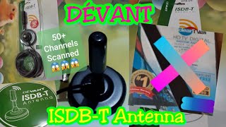 BEST HD DIGITAL INDOOR ANTENNA It is DÉVANT ISDBT ANTENNA  Installation Testing amp Review [upl. by Hilda]