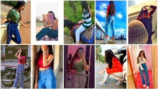 Jeans Photography🔥 Poses For Girls❤  Jeans Photoshoot Poses For Insta fb DpzCollectionz [upl. by Elaval]