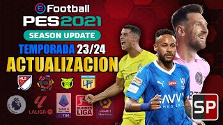 PES 2021 actualizado al 2024  SP Football Life 2024  PC  TUTORIAL [upl. by Aleihs868]