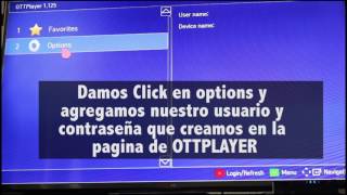 Cargar nuestras listas m3u en Smart TV con la app OTTPLAYER [upl. by Ginzburg302]