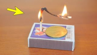 5 Magic Tricks with Matches [upl. by Janie]