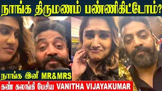 Vanitha Vijayakumar Emotional Speech  Marriage With Robert Master  Birthday Surprise  Mr amp Mrs [upl. by Jolenta]