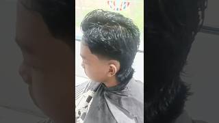 Mullet✂️ potongrambut barbershop pangkasrambut fyp haircut mullet kangcukur [upl. by Barbarese]