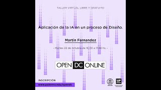 Aplicación de la IA en un proceso de Diseño  Open DC 2024 [upl. by Ettesel]