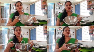 Triply Stainless Steel Cookware Which Stainless Steel KADHAI amp FRY PAN is Best to buy Demo amp Review [upl. by Ema175]