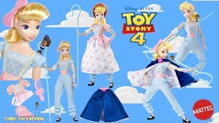 Toy Story 4 Epic Moves Bo Peep Fully Articulated Poseable Doll Ninja Bo Tubey Toys Review [upl. by Lada]