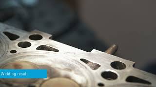 Micro Arc Welder  Cylinder head repair  Aluzylinderkopf Reparatur [upl. by Alburg]