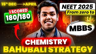 NEET 2025  Score 180180 In Chemistry  Complete Syllabus in 100 Days Strategy neetchemistry [upl. by Nauqed]