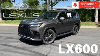 2022 Lexus LX600 F Sport  Ultimate Luxury SUV [upl. by Poul]