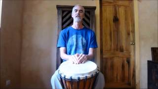 Djembe Solo Techniques basic 44 rolls [upl. by Braynard219]