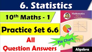 Practice Set 66 Class 10 maths part 1  Chapter 6 Statistics  Maharashtra state board [upl. by Zanze]