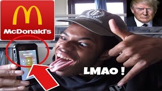 CALLING MCDONALDS WITH DONALD TRUMP VOICE [upl. by Eseyt56]