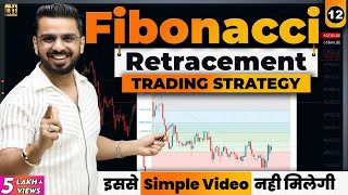 Fibonacci Retracement Trading Strategy in Share Market  Technical Analysis [upl. by Ahsiekar]