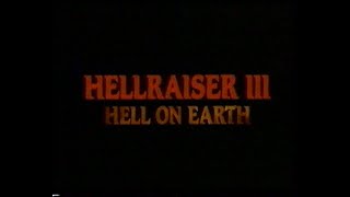 Powrót z piekieł 3 Piekło na ziemi  fragment VHS z dystrybucji Imperial Hellraiser III [upl. by Notyalc]