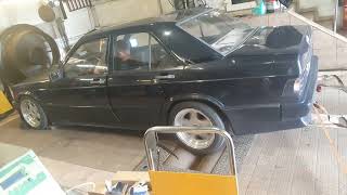 Mercedes 190E 32 M104 Dyno run check after 11 years [upl. by Nick981]