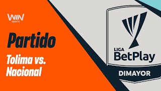 DEPORTES TOLIMA VS ATLÉTICO NACIONAL  LIGA BETPLAY DIMAYOR 20242  FECHA 19 [upl. by Emmerie61]