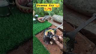 Prawns fry cooking in miniature kadai 😃 miniaturecoocking cooking miniature minifarm miniature [upl. by Olathe65]