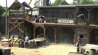 Old Wild West PortAventura stuntshow [upl. by Ariaek]