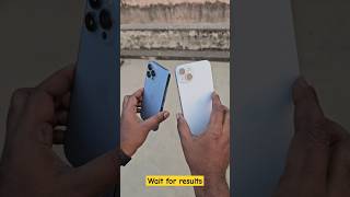 Iphone 13 pro max vs 15 plus apple iphone foryou ytshorts youtube youtubeshorts shorts short [upl. by Ahsiled533]