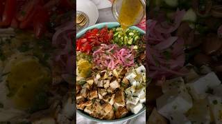 Mediterranean Chicken Salad chickensalad mediterranean tasty food easyrecipe [upl. by Nuyh]