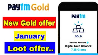 Paytm Free Gold worth rs10 in January 2019  paytm gold offer 2019  free gold in paytm  Gold [upl. by Ninazan]