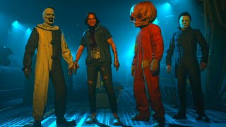 MW3 Halloween Horror Squad Terrifier Michael Myers Sam Trick r Treat SMILE [upl. by Aymahs306]