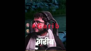 Gareeboo New Shyari carryminati Stream Dedicated to Dreams shorts Shayari [upl. by Ahsiuqram]