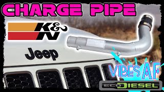 KampN CHARGE PIPE for WK2 JEEP Grand Cherokee ECODIESEL [upl. by Odlonyer]