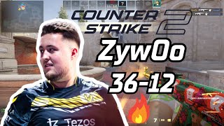 CS2 POV  ZywOo 36Kills wgirlfriend Inferno  FACEIT Ranked  Dec 27 2023 [upl. by Hertzog244]