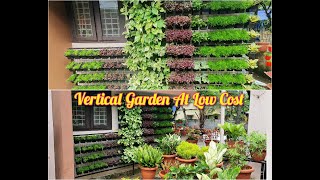 Vertical Gardening Ideas  Low Cost  Tips And Tricks  Suitable Vertical Garden Plants  Tamil [upl. by Earvin]