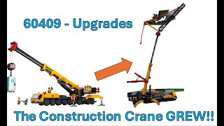 LEGO 60409  Upgrades to the Mobile construction crane [upl. by Aninaig272]