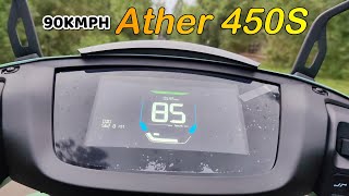 Ather 450S electric bike top speed 90kmphather ebike [upl. by Fries]