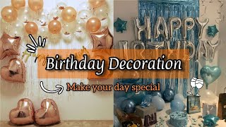 Pinterest Inspired Birthday Decoration Ideas For Girls At Home🎂🎈🎉✨ [upl. by Dlarej]