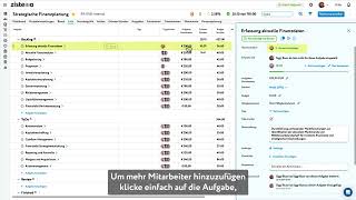 Teammitglieder effizient Projekten zuweisen mit zistemo  SchrittfürSchritt Anleitung [upl. by Nyla]