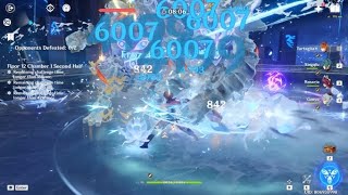 R1 Viridescent Hunt and C0 Childe Freeze Spiral Abyss 1212 Demo [upl. by Winfrid]