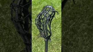 Traditional Lacrosse Stringing Mirage 20 w a Pita Pocket lacrosse lax sports explore shorts [upl. by Notsecnirp]