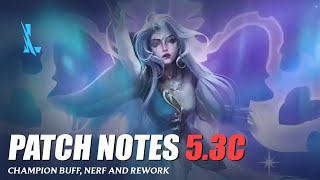 Patch Notes 53c  Wild Rift [upl. by Ekram37]