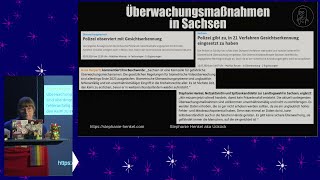 Überwachung in Sachsen  Wenn die Polizei 1984 als Rechtsgrundlage nutzt [upl. by Eiramaliehs]