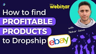 How to Find Profitable Products to Dropship on eBay [upl. by Notlef]