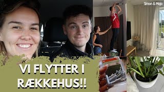 FLYTTEVLOG Vi flytter i rækkehus pt 1  Gardiner fra IKEA indretning og vores udfordringer [upl. by Lorinda151]