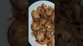 Garlic Butter Shrimp Recipe  Lutong Bahay  Pinoy Food  Shrimps shortvideo food [upl. by Rapp]