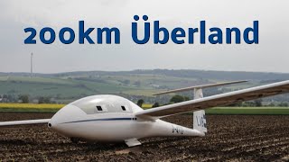 Segelfliegen  200km Überlandflug  Außenlandung  Segelflugausbildung [upl. by Adley]