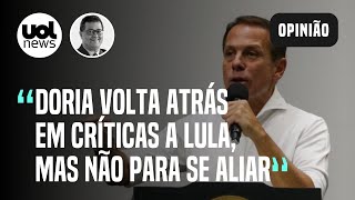 Doria elogia Lula Tucano tenta se afastar de Bolsonaro para crescer nas pesquisas diz Tales Faria [upl. by Ellita]