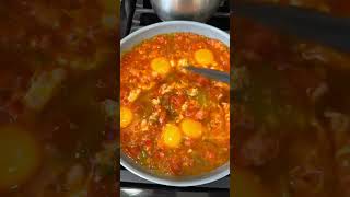 Turkish Menemen  eggs turkishfood food recipe turkishkitchen fypシ゚ cooking turkishcusine [upl. by Esinahs694]