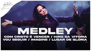 Cassiane  Medley Com Cristo é Vencer Hino da Vitória Vou Seguir Imagine Ao Vivo [upl. by Ravens]