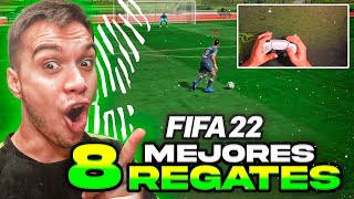 LOS 8 MEJORES REGATES EFECTIVOS DE FIFA 22 TUTORIAL [upl. by Rocky]